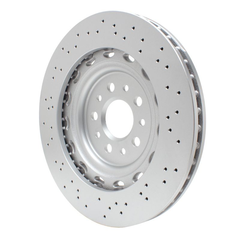 Maserati Ghibli Brake Rotor (1) - Front - R1 Concepts - R1 Carbon Alloy GeoMET - Drilled - `14-`24